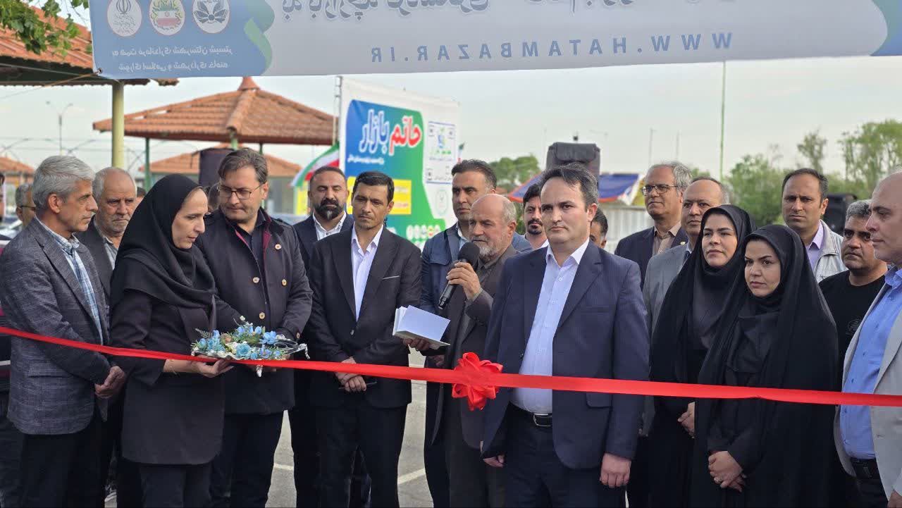 افتتاح بازارچه گردشگری حاتم بازار